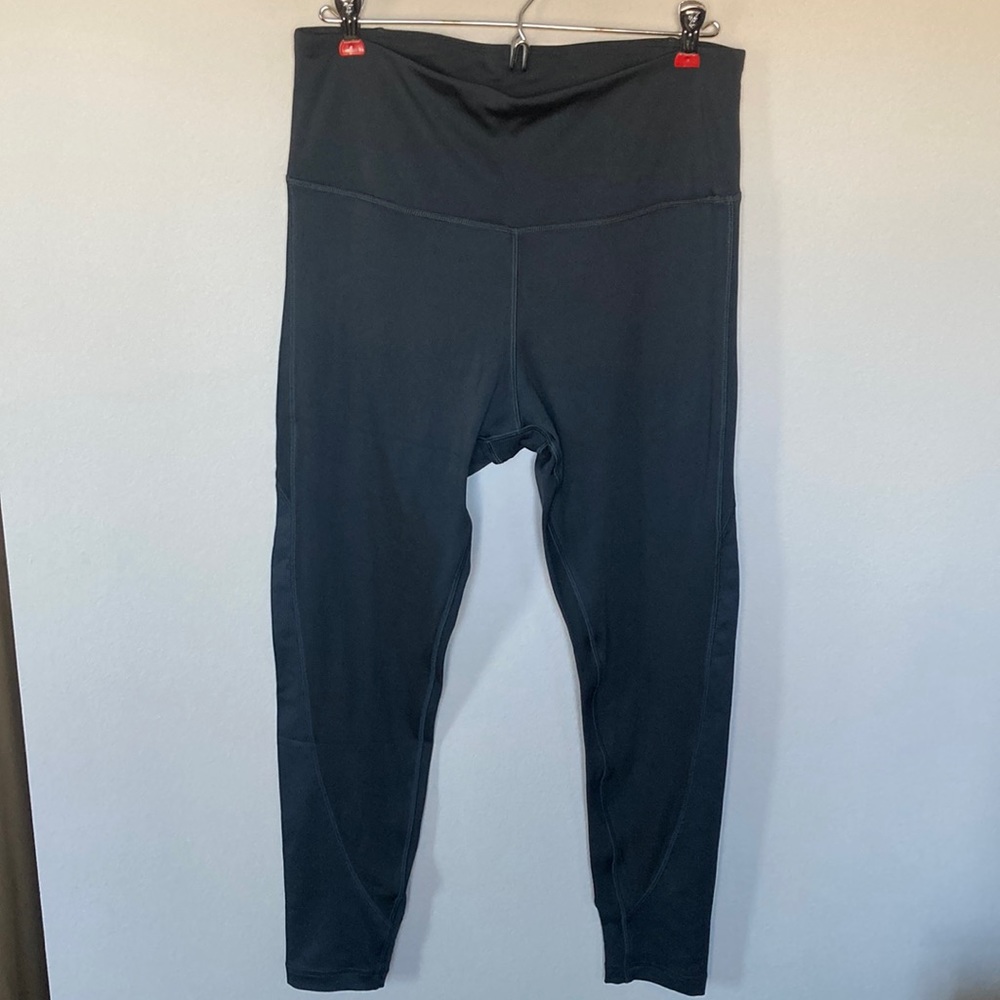 Reebok High Waisted Ribbed Leggings